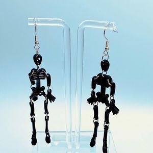 Skeleton Drop Earrings